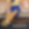 Natalia Forrest - Showoff in Sheer Yellow - Pantyhosed4u thumb